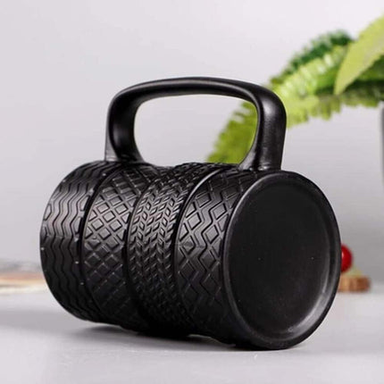 Large 500ML Tyre Tire Ceramic Mug, Coffee Tea Cup, Ideal Birthday Christmas Gift Present