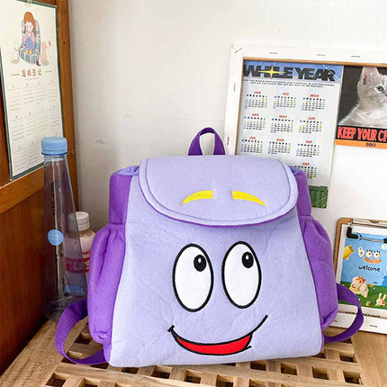 Dora Explorer Backpack Rescue Bag with Map Toys Purple Kids Girl Boys Gift