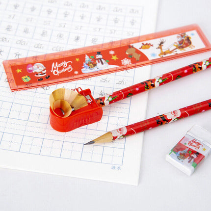 Christmas Stationery Gift Kit Pencil Set For Primary School Children Drawing Xmas Gift