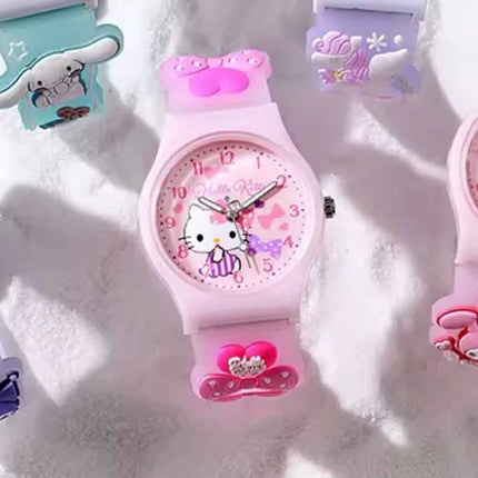 Cartoon Design Kids Watch Adorable Timepiece for Little Girls