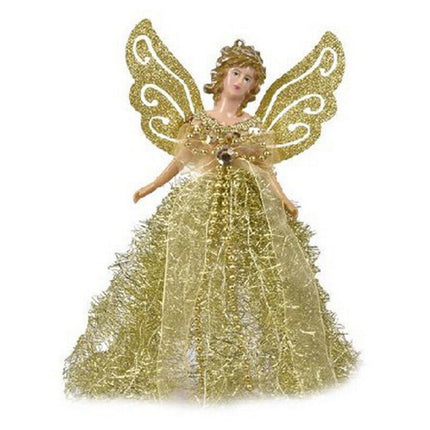22×13cm Christmas Angel Fairy Tree Topper - Festive Xmas Ornament Decoration