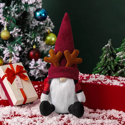 3Pcs Christmas Gnome Doll Old Man Snowman Doll Merry Christmas Decorations