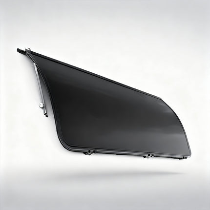 Curved Protection Shade Awning (568*1527mm) - Aluminium Alloy Material & 75° Opening