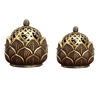 2X Small Lotus Incense Holder - Suitable for Stick Incense & Cone Incense