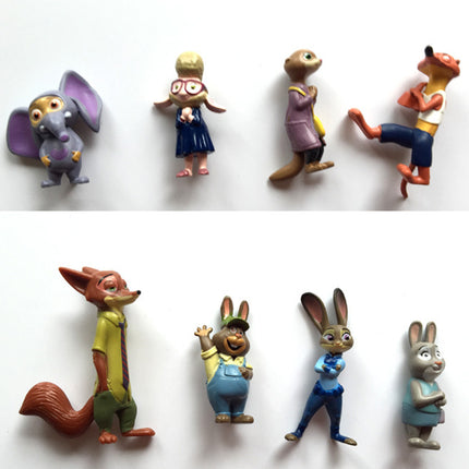 12pcs Cartoon Character Mini Doll Toys, Cuddly Figure Set, PVC Stuffed Toy Figures, Small Collectible Dolls