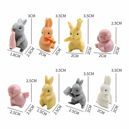 12pcs Prefilled Easter Eggs With Animal 3.5cm Plastic Easter Eggs Filled Toy