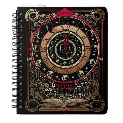 2026 Waiting for the Night Weekly Planner: Spiral Bound Journal Notebook Diary