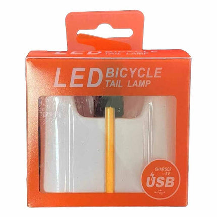 LED Bike Tail Light, Rechargeable USB Bicycle Rear Cycling Lights