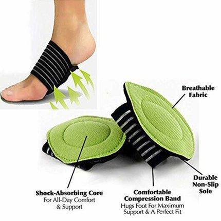 2xFoot Arch Cushioned Support Brace Pain Relief Plantar Fasciitis playing sports