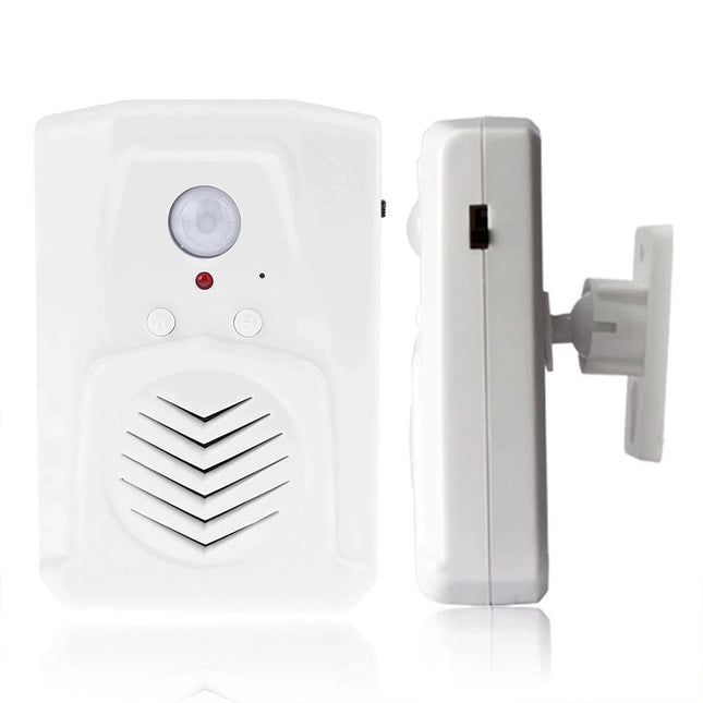 Motion Triggered MP3 Audio Player Mini Infrared Sensor, Welcome Greeting Sound Device with Loud Speaker