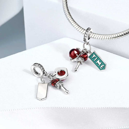 Autism Awareness Heart Puzzle Charm For European Bracelets S925 Sterling Silver