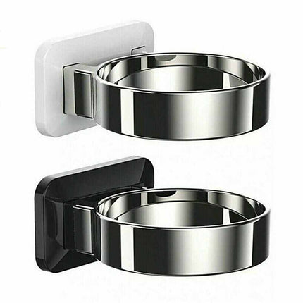 Wall Mount Hair Dryer Holder Hairdryer Bracket Stand Bathroom Storage Rack