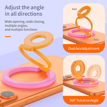 MagSafe Magnetic Phone Ring Holder, 360° Rotating Grip Stand for iPhone