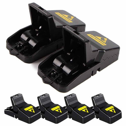6x Plastic Mouse Traps Reusable Mice Rat Snare Catcher Rodent Indoor Catch