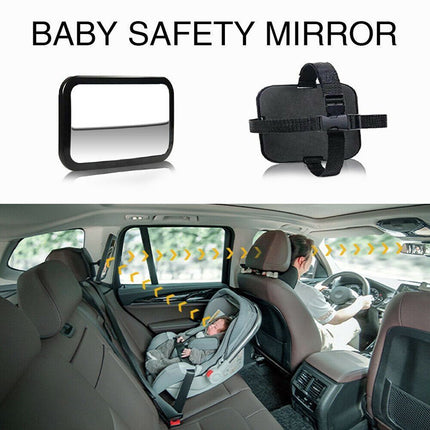 Baby Car Seat Rear View Mirror Facing Back Infant Kids Toddler Child Ward Safety