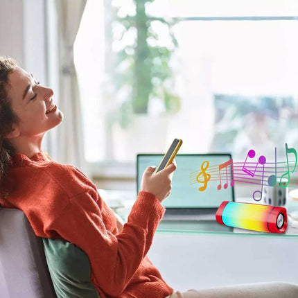 Laser Ambient Diffuser Speaker Atmosphere LED Ambient Gathering stereo Bluetooth AI