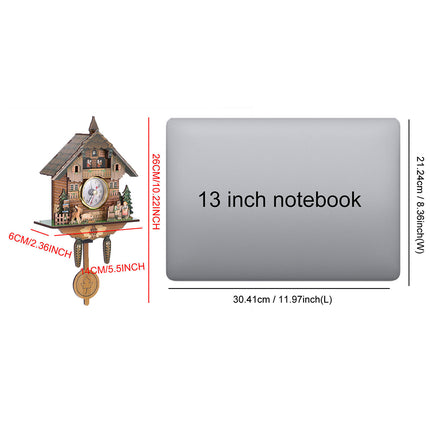 Cuckoo Forest Clocks Wall Clock Vintage Rustic Wooden Clocks Home Decor