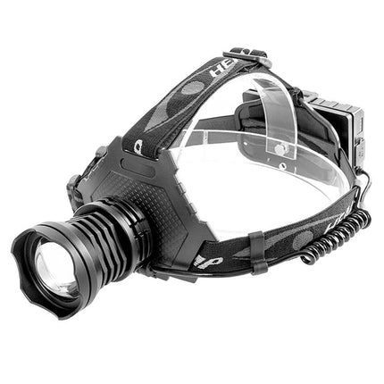 Bright Waterproof Head Torch Headlight LED CREE USB Rechargeable w/ 3X Batteries