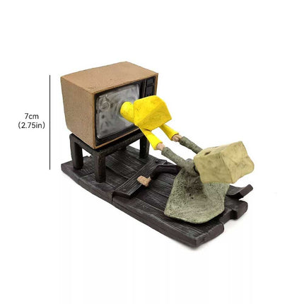 Little Nightmares II Six & Mono Game Figure Model Toy Decor Statue With Light