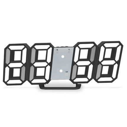 LED Digital Wall Clock Alarm USB Date Temperature Table Desktop Home Decoration