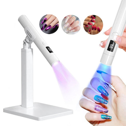 Mini UV LED Nail Lamp Portable Polish Curing Gel Dryer Light With