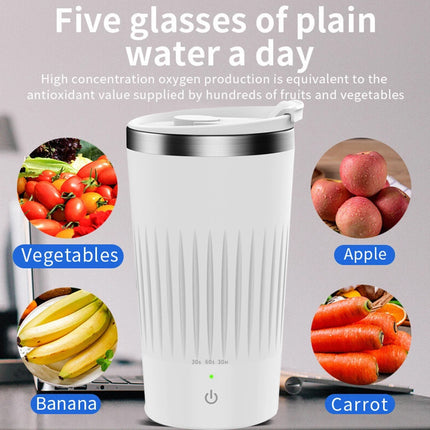 400ml Self-Stirring Electric Mug: Auto-Mixing for Coffee, Milk Tea, Beer & More