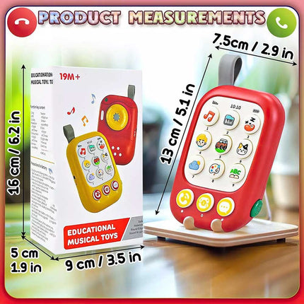 Educational Camera Toy Phone Animal Sounds Music Lights Toddlers Mobile Toy