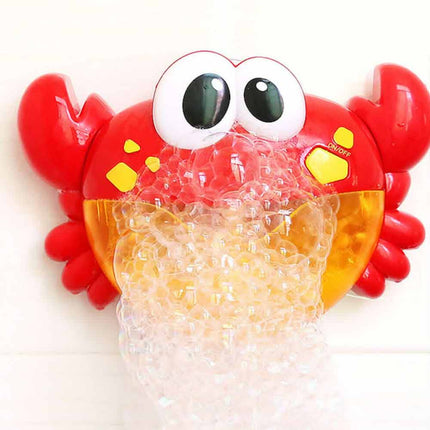 Crab Bubble Machine Musical Shower Fun Baby Toy Bath Bubble Maker