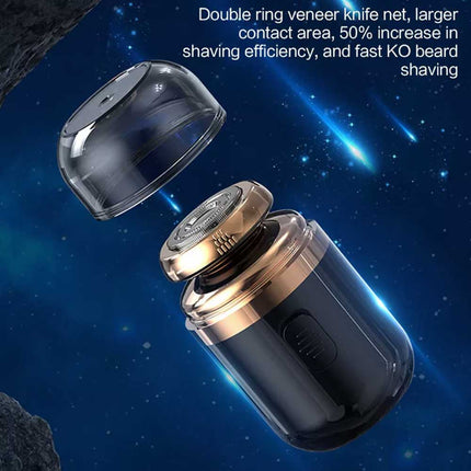 2 in 1 Mini Electric Shaver Portable Men Razor Nose Beard Clipper USB Trimmer