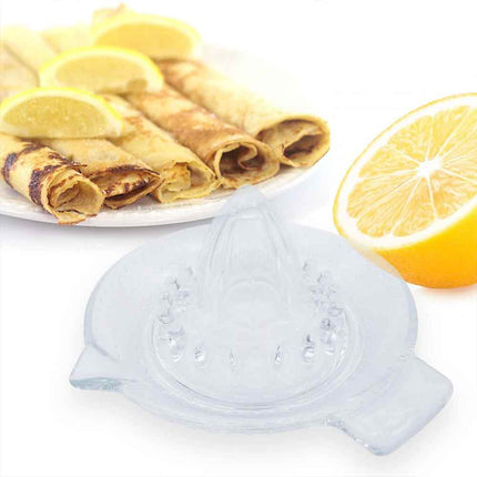 13cm Handheld Glass Fruit Press Manual Lemon Lime Citrus Squeezer Tool