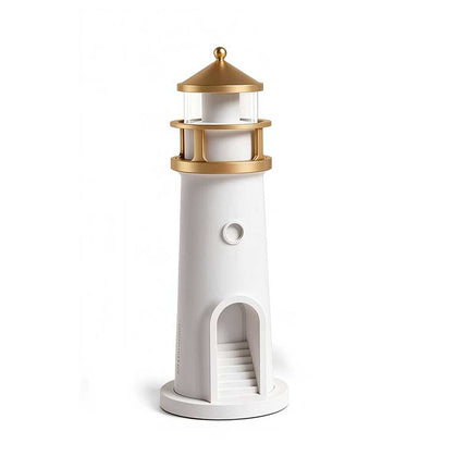 3 in 1 Lighthouse Moon Projector Lamp, Bluetooth Speaker, White Noise Ocean Sound Night Light
