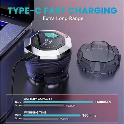 Electric Head Shaver for Bald Men 6D Magnetic Razor Wet/Dry Beard Hair Trimmer