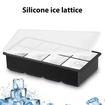 8 Grid Large Ice Ball Maker Whiskey Mould Big Mold Sphere Round Silicone Ice Cube Tray