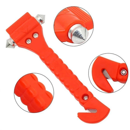 4PCS Car Emergency Safety Escape Hammer, Window Glass Breaker with Seatbelt Cutter Tool