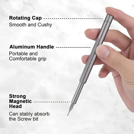 25 in 1 Precision Magnetic Screwdriver Set, Multi-Functional Repair Tool Kit for Phone Laptop PC