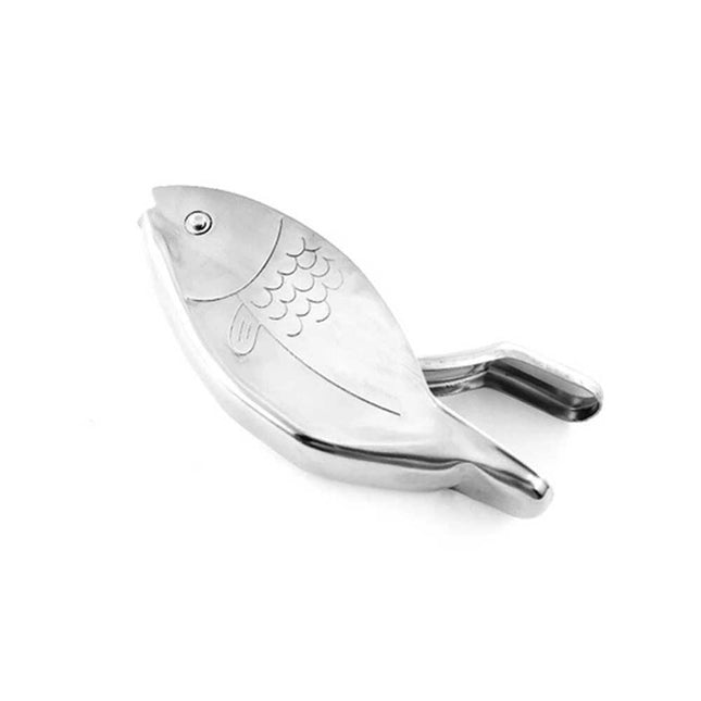 Fish-Shaped Stainless Steel Lemon Squeezer – Manual Juicer for Lemons & Limes