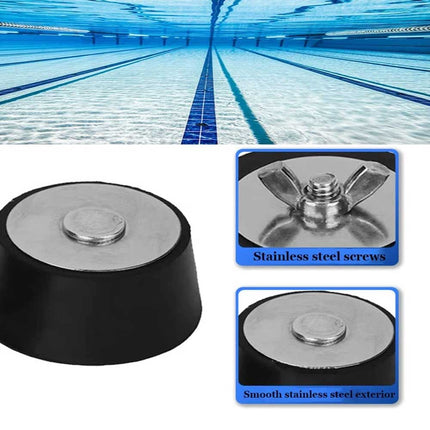 2pcs Pool Winterizing Plug 38mm/1.5inch Winter Rubber Plug Stainless Steel Bolts