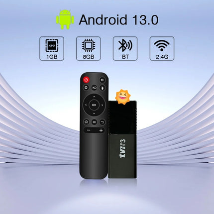 4K Smart TV Stick Android 13 ATV OS Set Top Box 2.4G/5G WiFi Bluetooth 4.0 Media Player