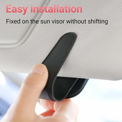 Universal Car Sunglasses Holder Clip Sun Visor Glasses Organizer for Cars Trucks