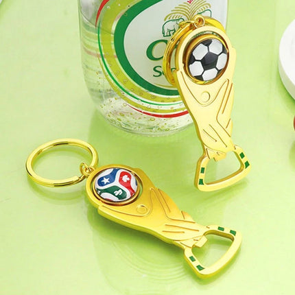 2PCS Mini 2026 FIFA World Cup Keychain Football Pendant Bottle Opener for Football Fans