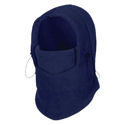 Double Layer Fleece Winter Ski Hood Windproof Warm Outdoor Cap