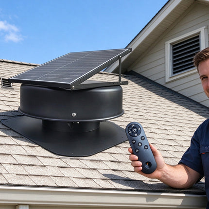 SolarKing Solar Roof Ventilation Fan V3 Wireless (LATEST MODEL) - Free Shipping