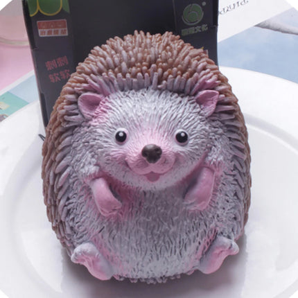 3 Pack Hedgehog Slow Rising Squishy Squeeze Toy, Stress Relief Fidget Toy