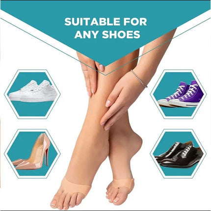 10 PAIRS SILICONE METATARSAL PADS - TOE SEPARATOR ORTHOTICS FOOT CARE INSOLE