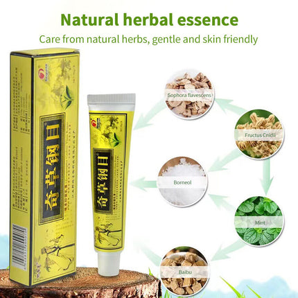 Natural Herbal Cream Allergy Itchy Treatment Ointment Skin Dry Relief
