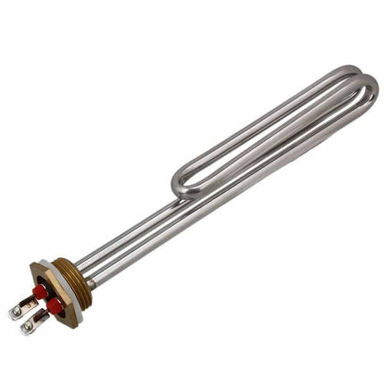 2000W AC 220V Stainless Steel Heating Element Electrical Water Heater Tube 1"BSP