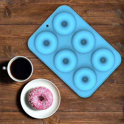 3PCS Silicone Donut Mold, Muffin Chocolate Cake Cookie Doughnut Baking Mould Tray