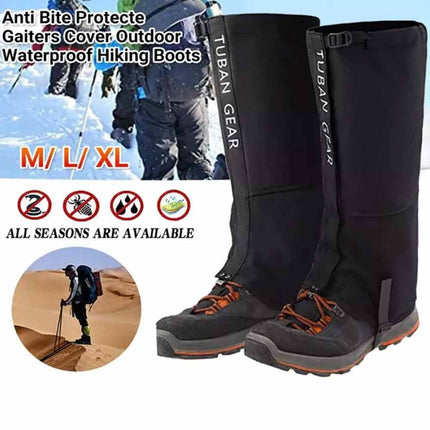 Snow/Water/Sand Proof Anti Bite Snake Guard Leg Protecte Gaiters Cover Outdoor Waterproof Hiking Boots