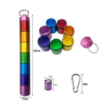 7 Day Weekly Pill Box, Medicine Storage Tablet Container Organizer Dispenser