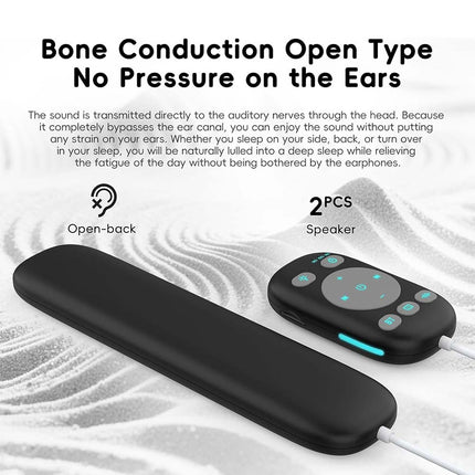 Under Pillow Bone Conduction Sleep Speaker White Noise Machine with Remote Timer